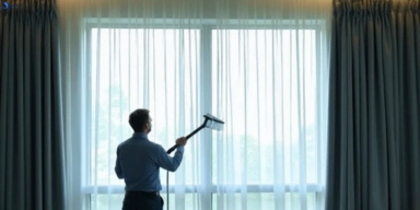 Commercial curtain stain removal service east-hills-nsw hotels offices restaurants